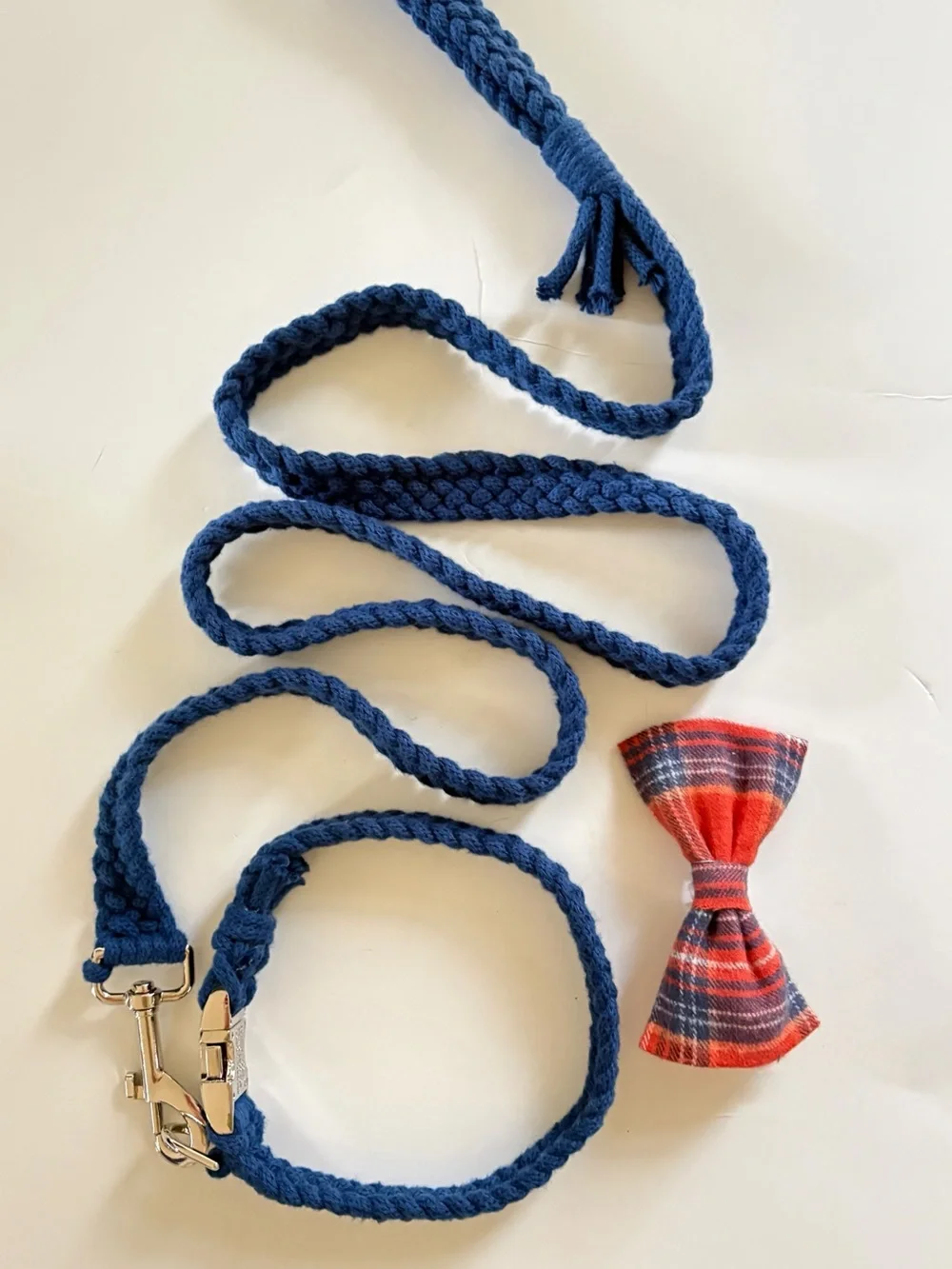 Blue Dog Collar Set